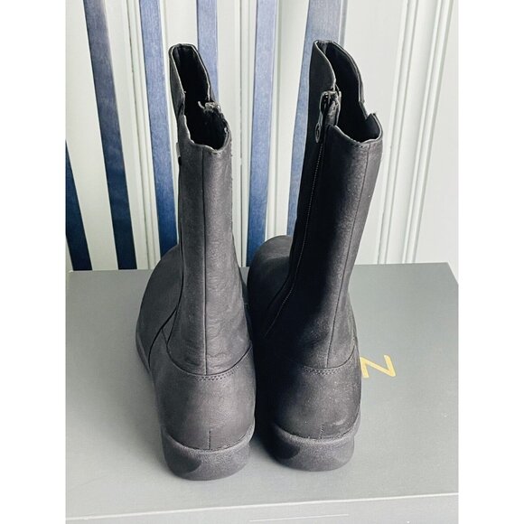 Aravon Fairlee Mid Boot Black Leather Size 8.5 2E Waterproof Women’s NEW Winter - Picture 4 of 7